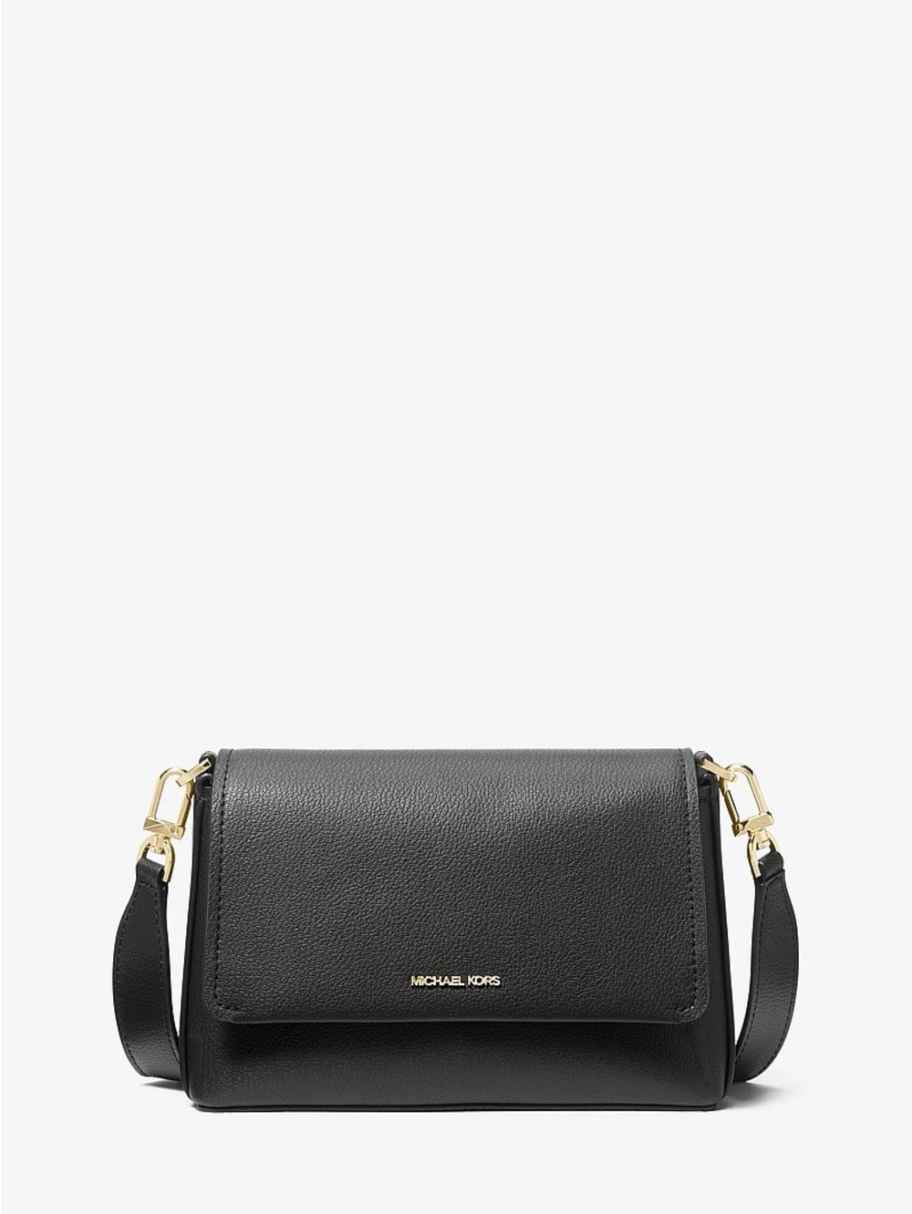 Michael Kors Nessa Small Leather Crossbody Bag Black NWT MSRP $258